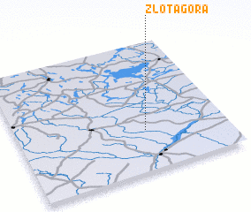 3d view of Złota Góra