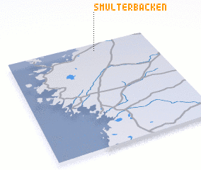 3d view of Smulterbacken