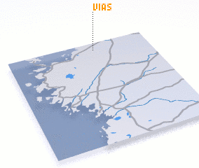 3d view of Vias