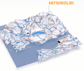 3d view of Káto Vasilikí