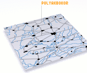 3d view of Polyákbokor