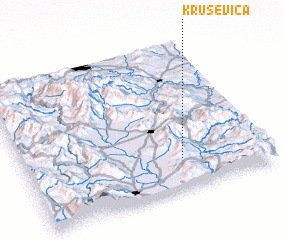 3d view of Kruševica