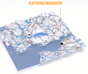 3d view of Káto Mazarákion