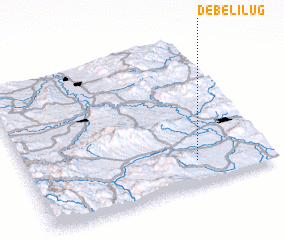 3d view of Debeli Lug