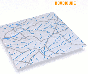 3d view of Koudiouré