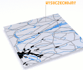 3d view of Wysocze Chojny