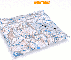 3d view of Agía Triás