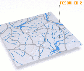 3d view of Tésou Kébir