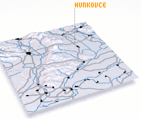 3d view of Hunkovce