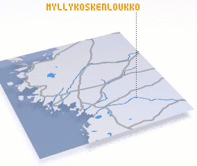 3d view of Myllykoskenloukko