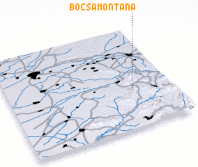 3d view of Bocşa Montană