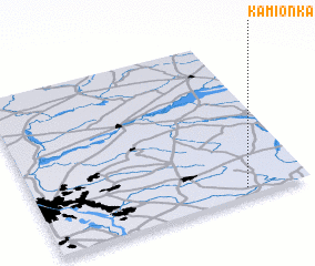 3d view of Kamionka