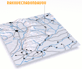 3d view of Rakovec nad Ondavou