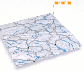 3d view of Kamionka