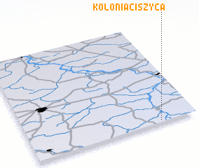 3d view of Kolonia Ciszyca