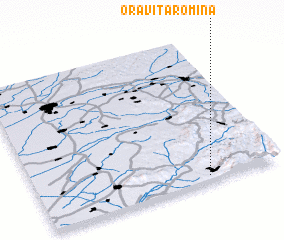 3d view of Oraviţa Romînă