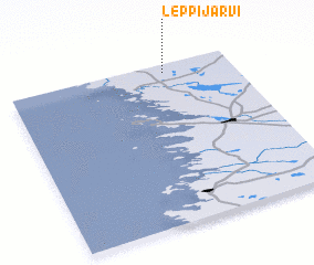 3d view of Leppijärvi