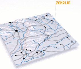 3d view of Zemplín