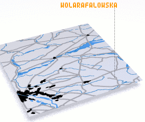 3d view of Wola Rafałowska