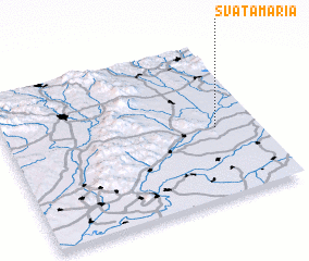 3d view of Svätá Mária