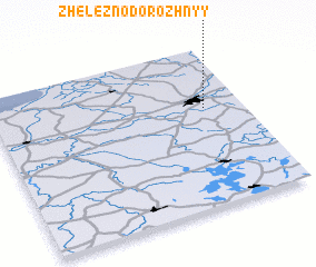 3d view of Zheleznodorozhnyy