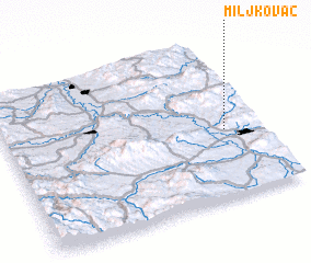 3d view of Miljkovac