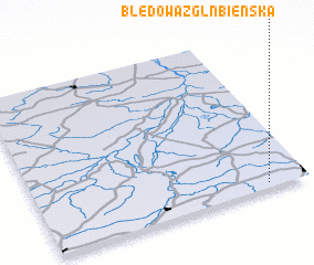 3d view of Błędowa Zgłnbieńska