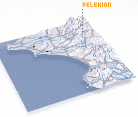 3d view of Pelékion