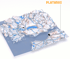 3d view of Plátanos