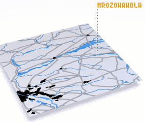 3d view of Mrozowa Wola