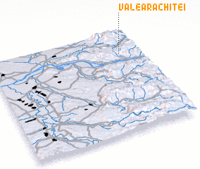 3d view of Valea Răchitei