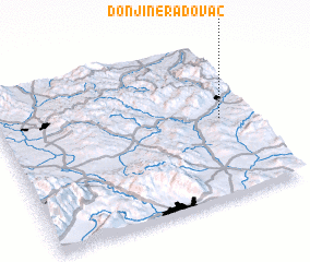 3d view of Donji Neradovac