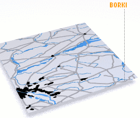 3d view of Borki