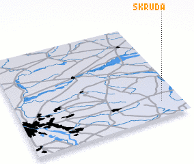 3d view of Skruda