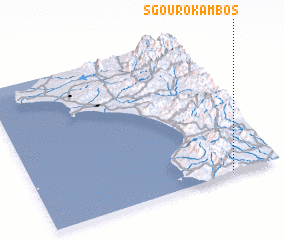 3d view of Sgourókambos