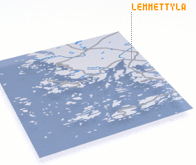 3d view of Lemmettylä