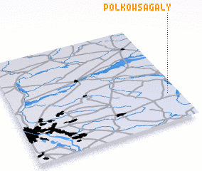 3d view of Polków Sagały