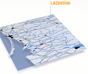 3d view of Lazdeniai