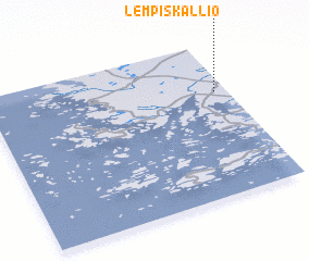 3d view of Lempiskallio