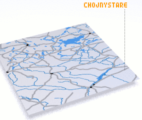 3d view of Chojny Stare