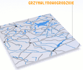 3d view of Grzymały Nowogródzkie