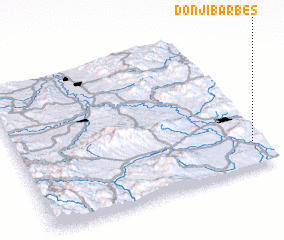 3d view of Donji Barbeš