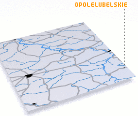 3d view of Opole Lubelskie