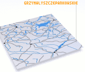 3d view of Grzymały Szczepankowskie