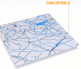 3d view of Cwaliny Małe