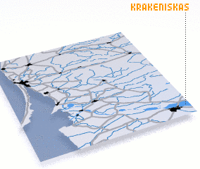 3d view of Krakeniškas