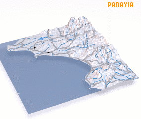 3d view of Panayía