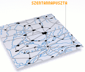 3d view of Szentannapuszta