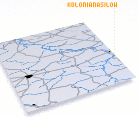 3d view of Kolonia Nasiłów