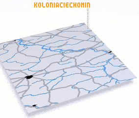 3d view of Kolonia Ciechomin